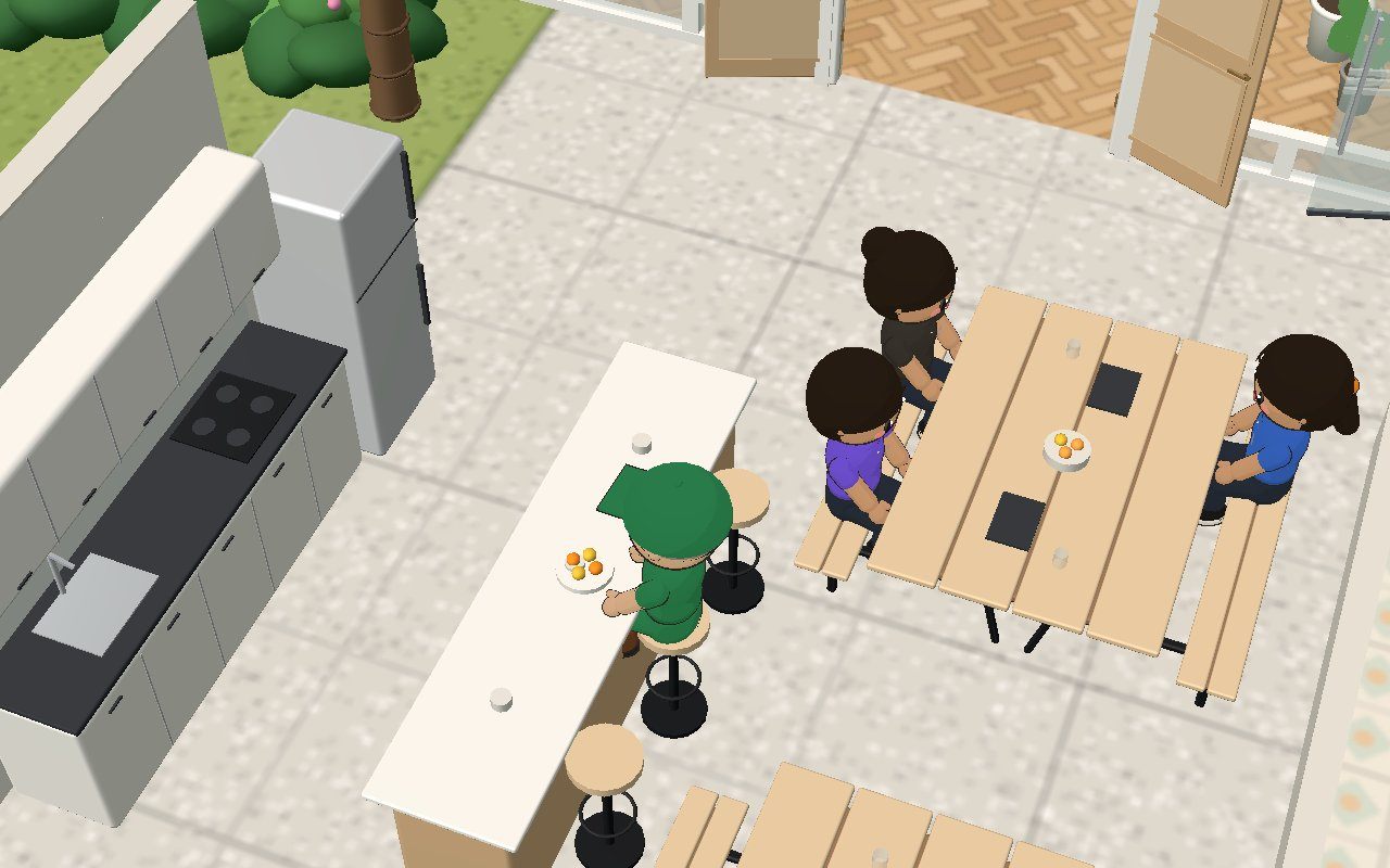 Café na copa.